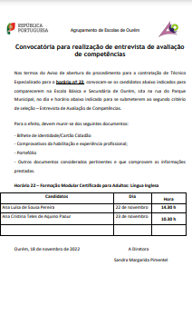 h22. convocatoria